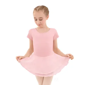 10467 Double Skirted Short Sleeve Leotard