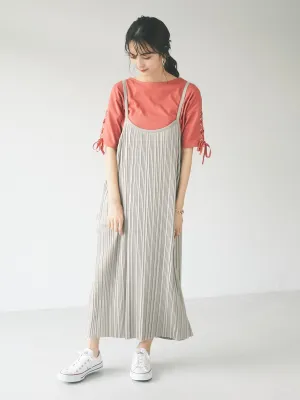 Aurora Pleated Camisole Dress