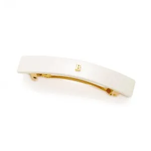 Balmain Barrette Pour Cheveux Medium White