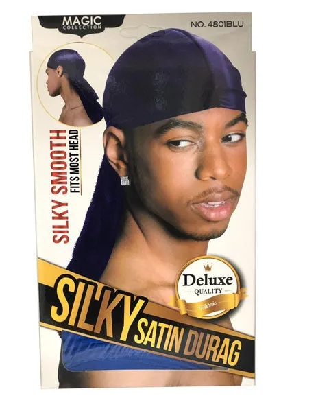 Bee Sales Magic Collection Silky Satin Durag Blue 4801BLU