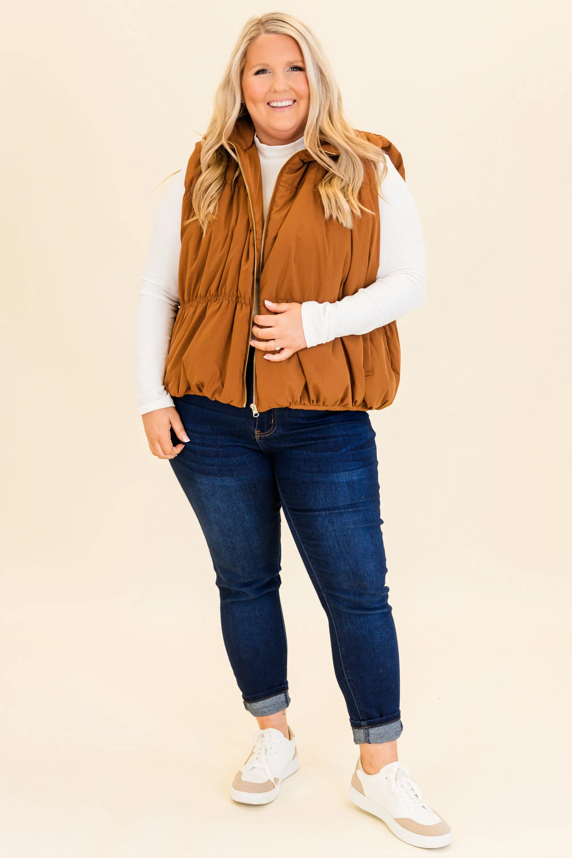 Behind Blue Eyes Vest, Brown