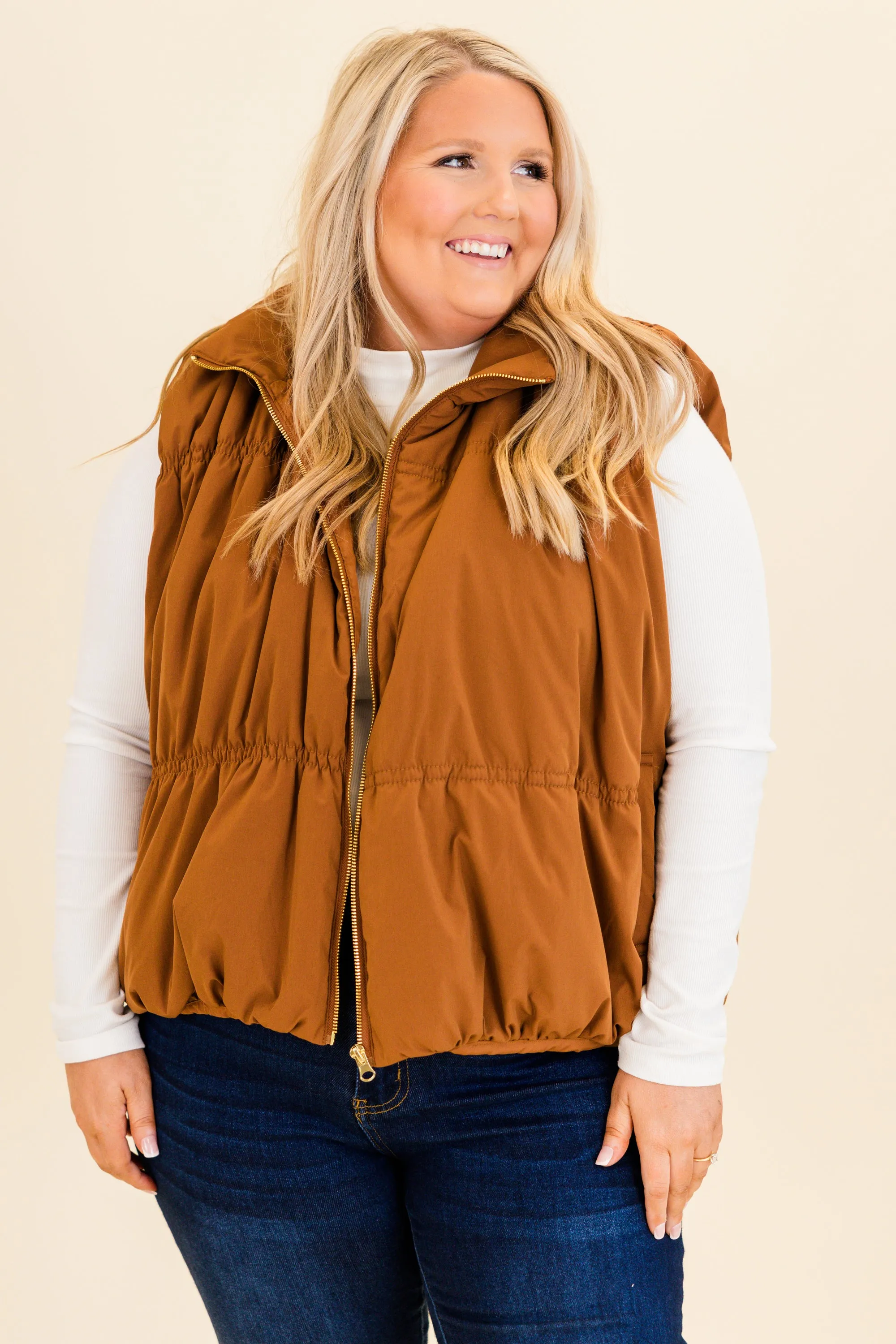Behind Blue Eyes Vest, Brown