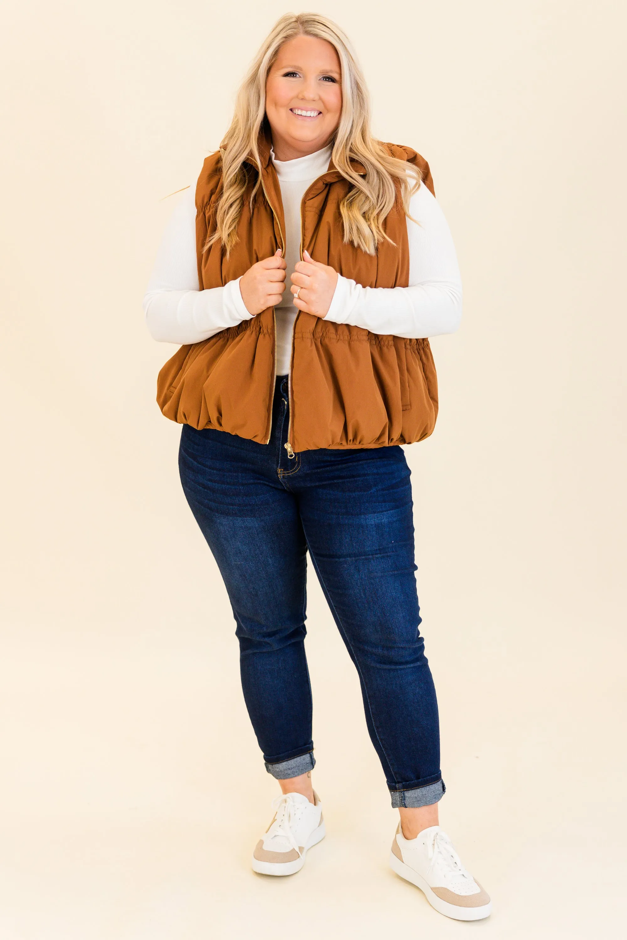 Behind Blue Eyes Vest, Brown