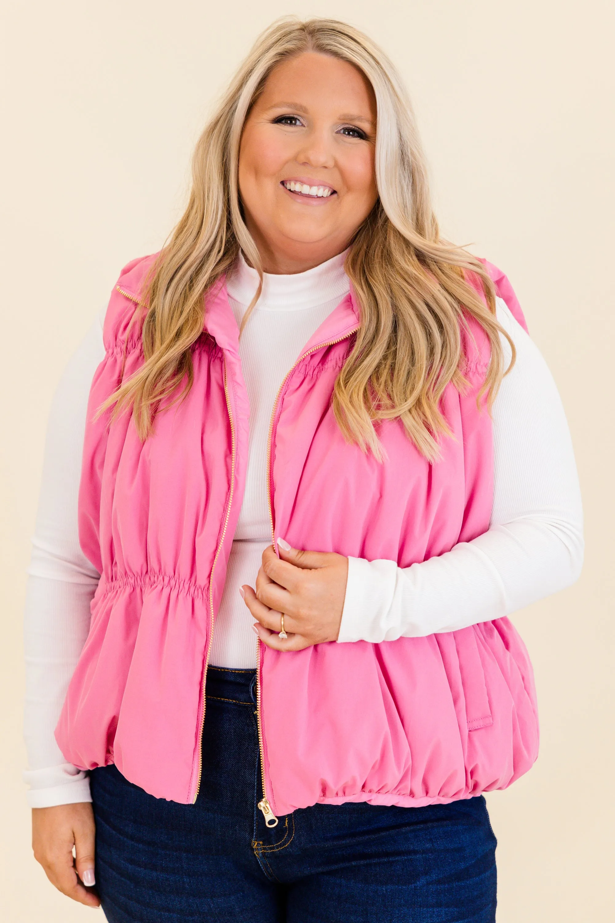 Behind Blue Eyes Vest, Pink