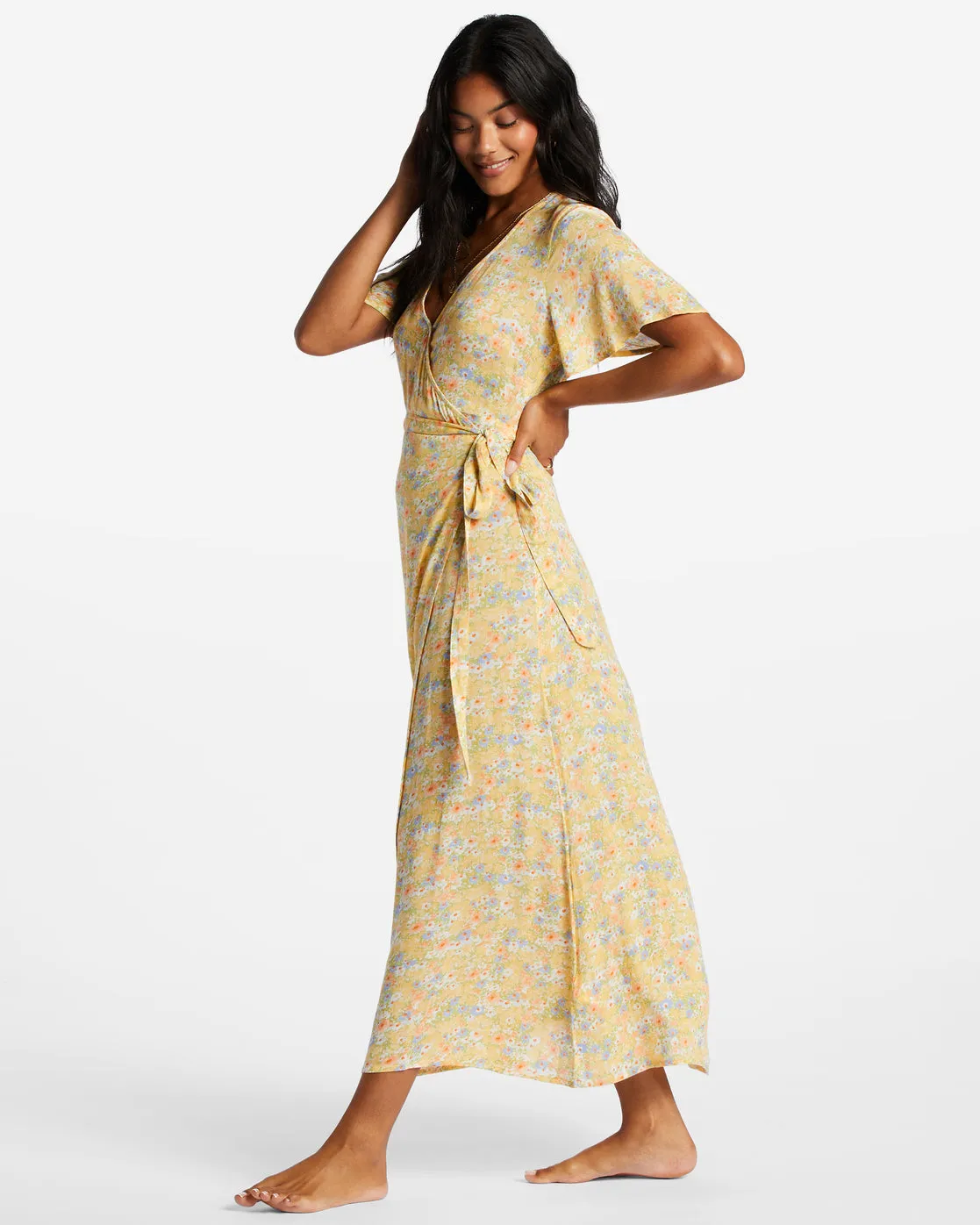 Billabong Day By Day Midi Wrap Dress