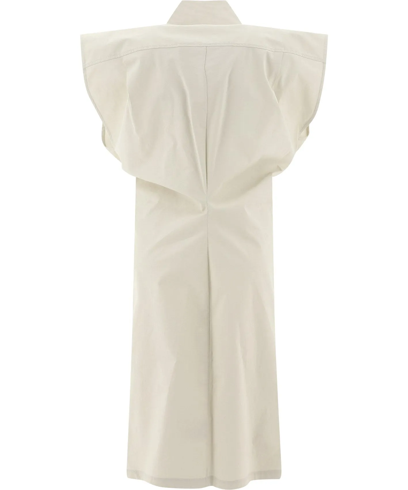 Bottega Veneta Structured Shoulder Shirt Dress