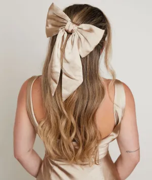 Bow Satin Hair Clip