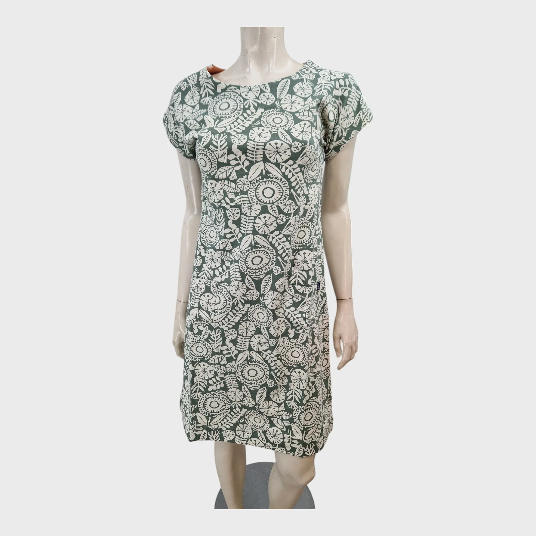 Branded Floral Printed Dress
