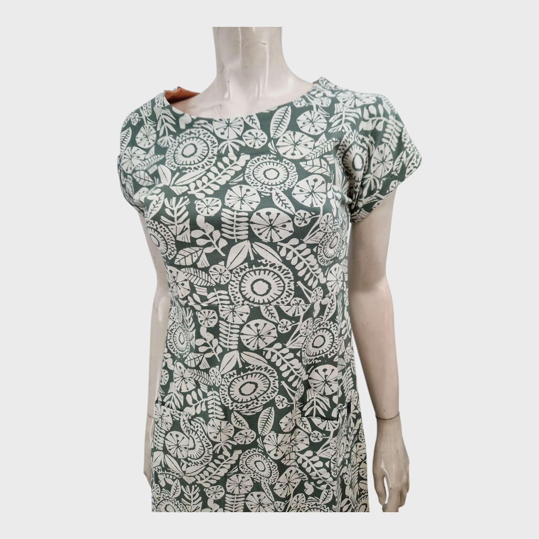 Branded Floral Printed Dress
