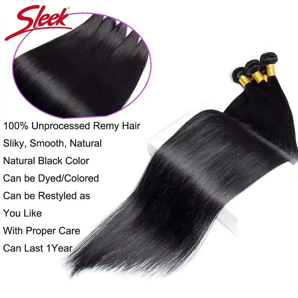 Brazilian Straight Remy Hair Extensions: Premium Quality Wefts, Full Cuticle Alignment