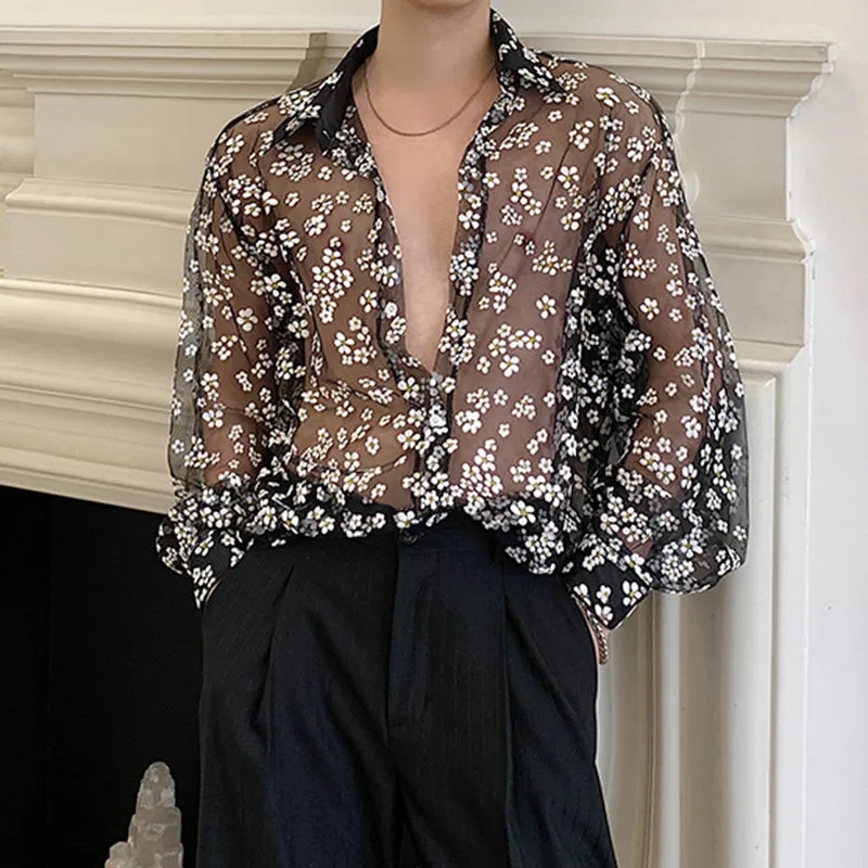 Breathable Loose Floral Shirt