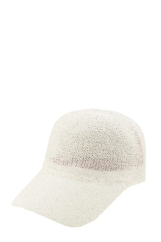 Breathable Sequin Baseball Cap