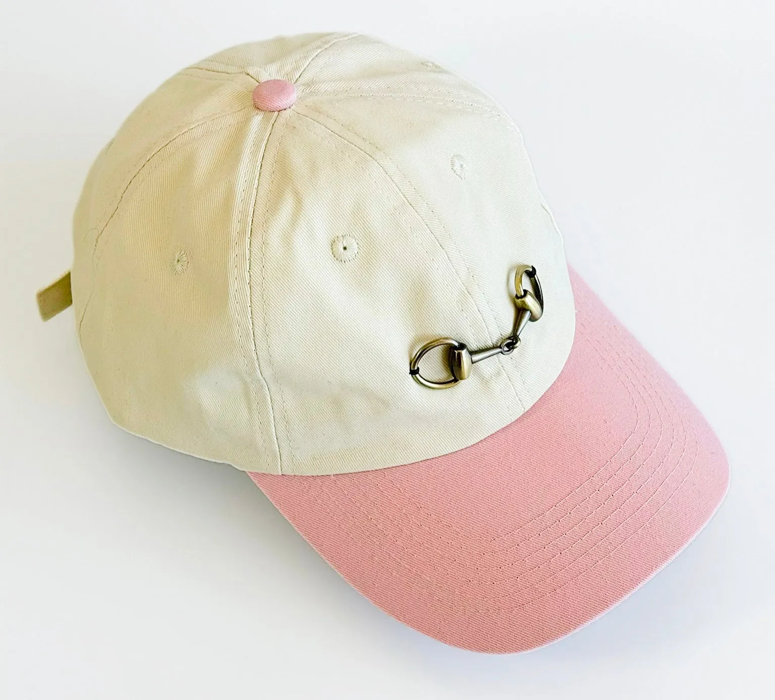 CB Exclusive Two Tone Horsebit Hat - Pink