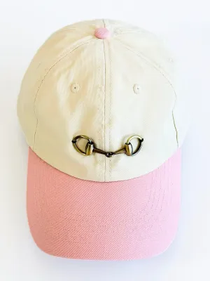 CB Exclusive Two Tone Horsebit Hat - Pink