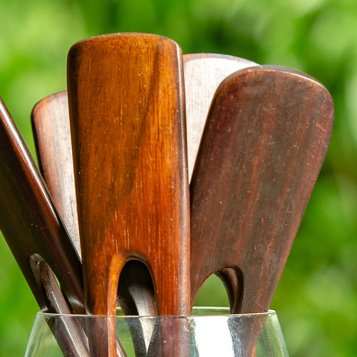 Classic Wooden Double Prong Hair Stick