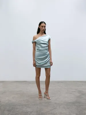 Claw Remmy Mini Dress | Mineral Blue