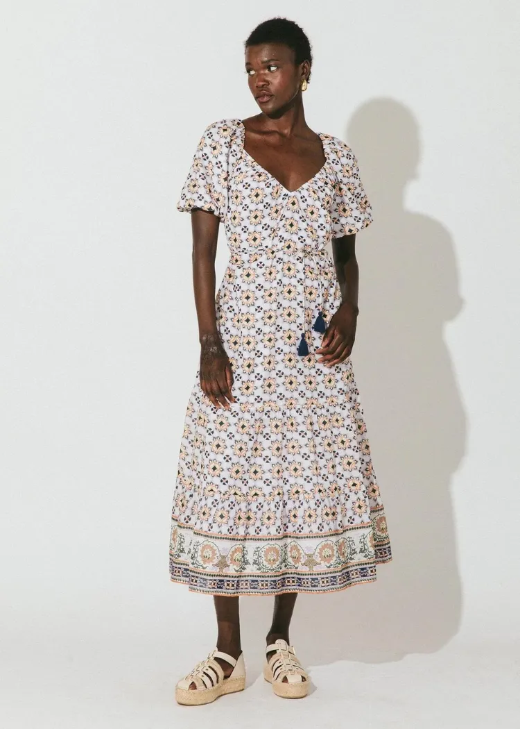 Cleobella Paula Midi Dress - Marrakesh Print