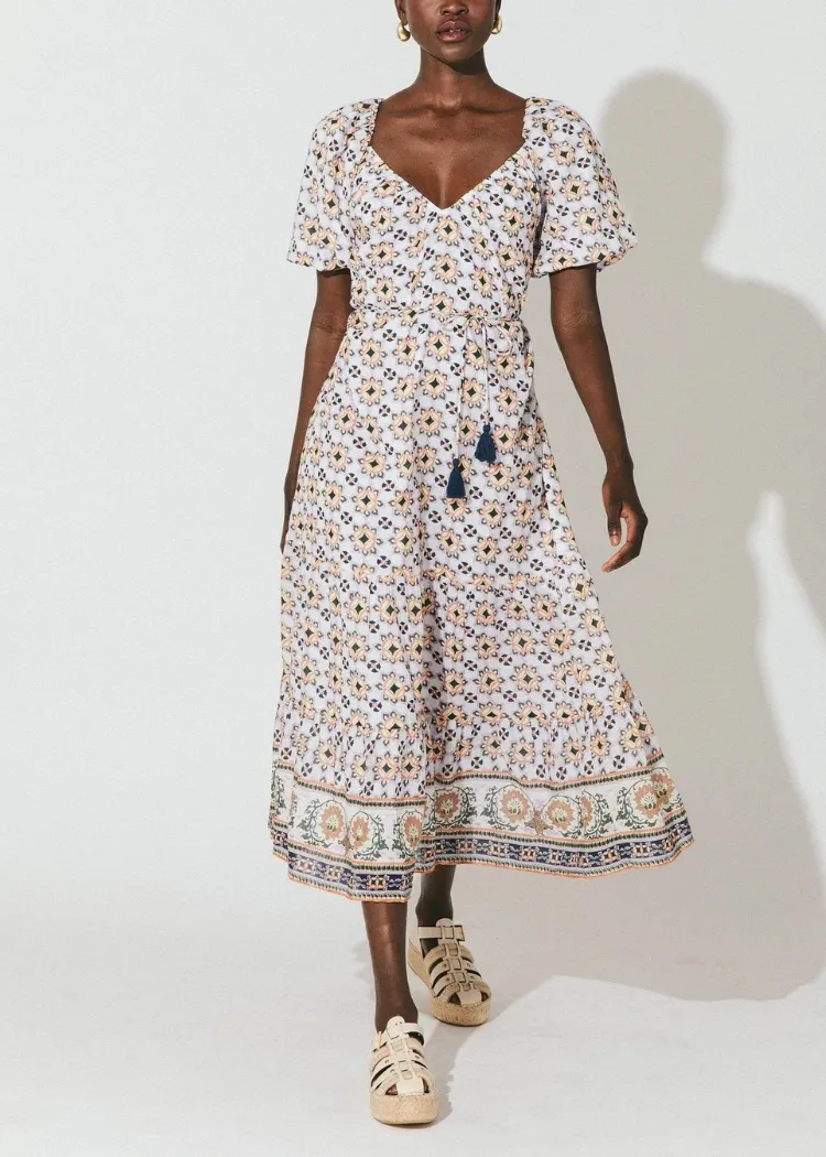 Cleobella Paula Midi Dress - Marrakesh Print