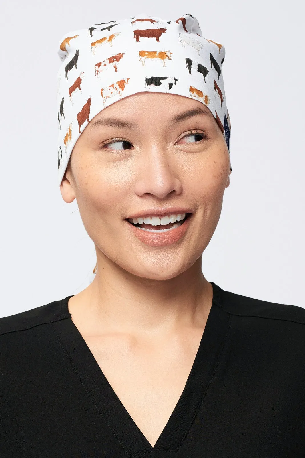 Cows Scrub Cap