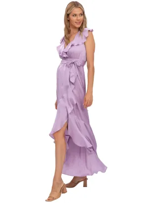 Dorothea Maternity Dress with Ruffles