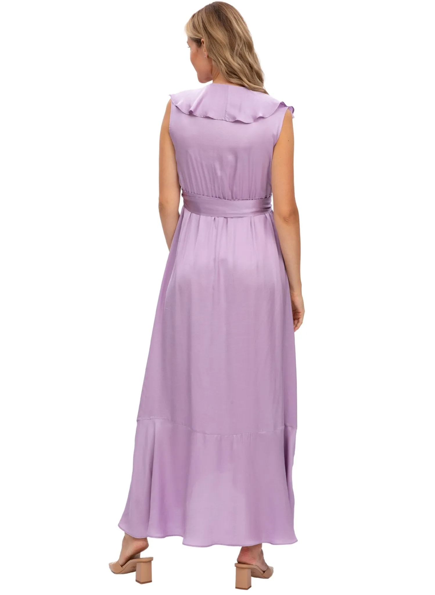 Dorothea Maternity Dress with Ruffles