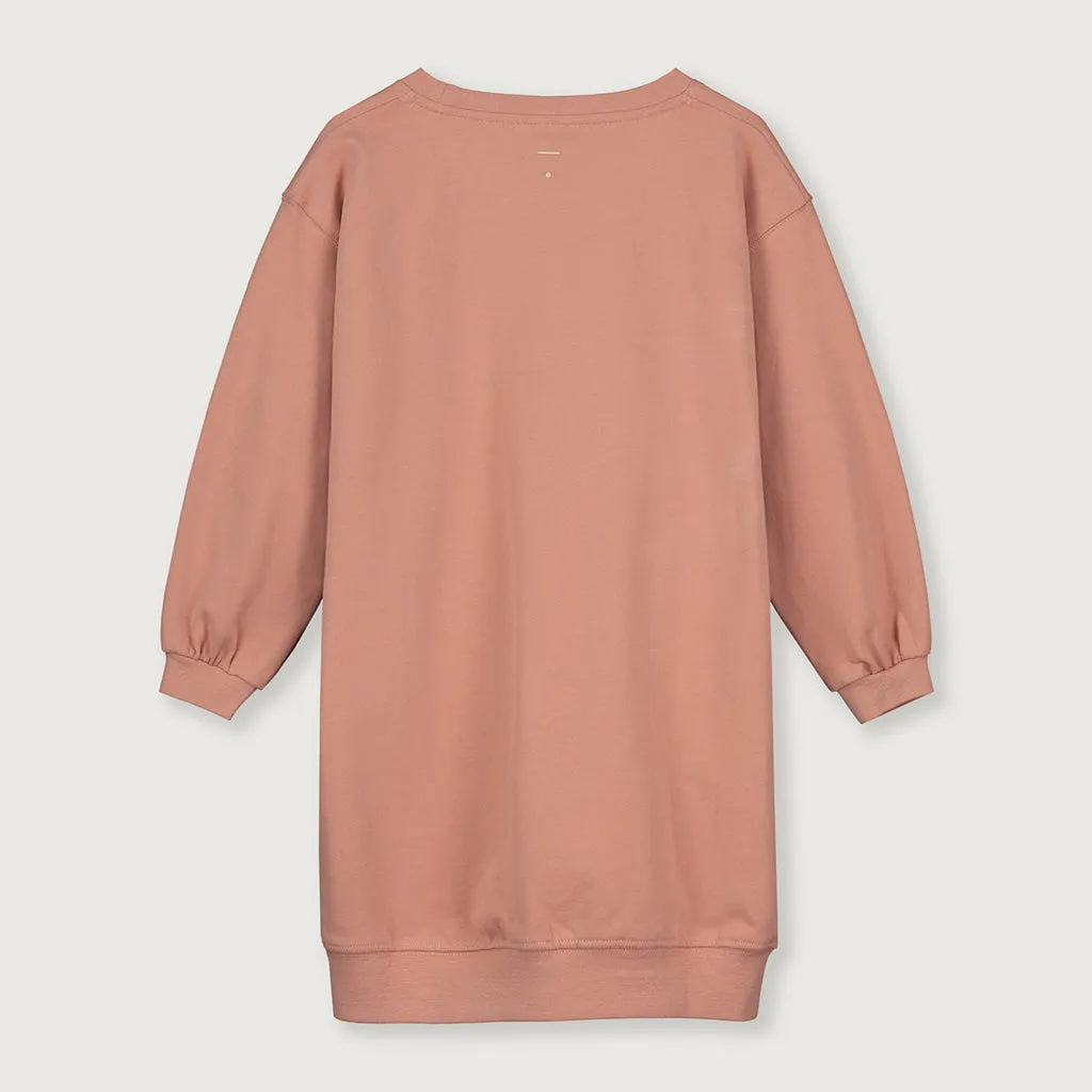 Dress Dropped Shoulder Rustic Clay