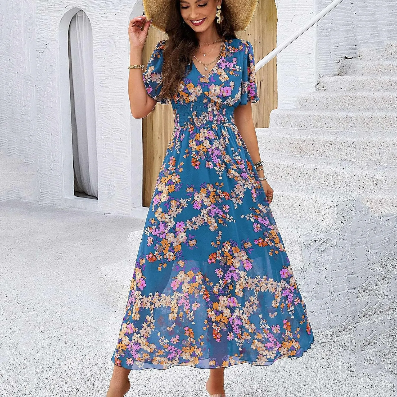 Dresses for Women 2025 Casual Spring Summer Dresses for Women 2025 Casual Flowy Dresses for