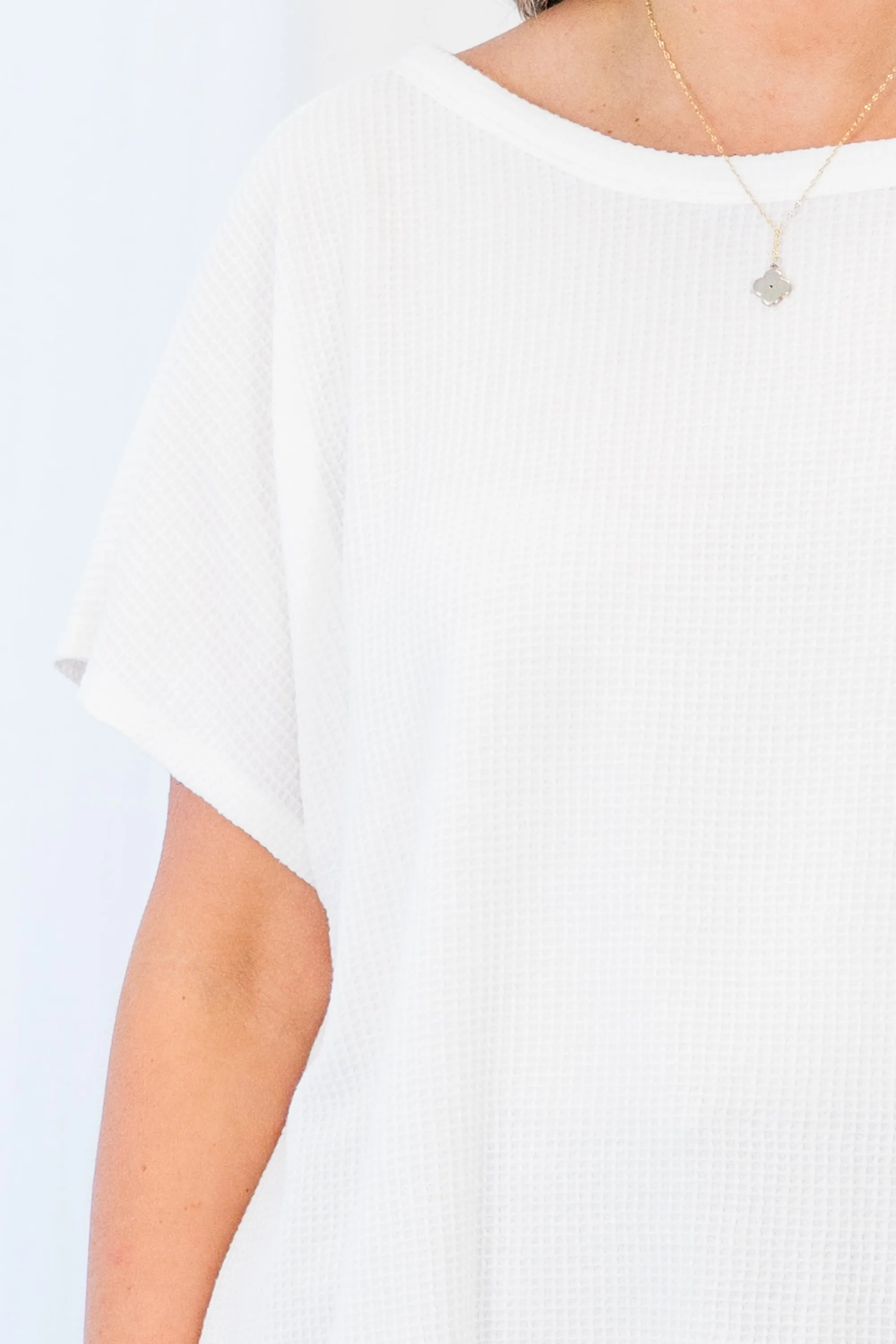 Drifting Into View Top, Ivory