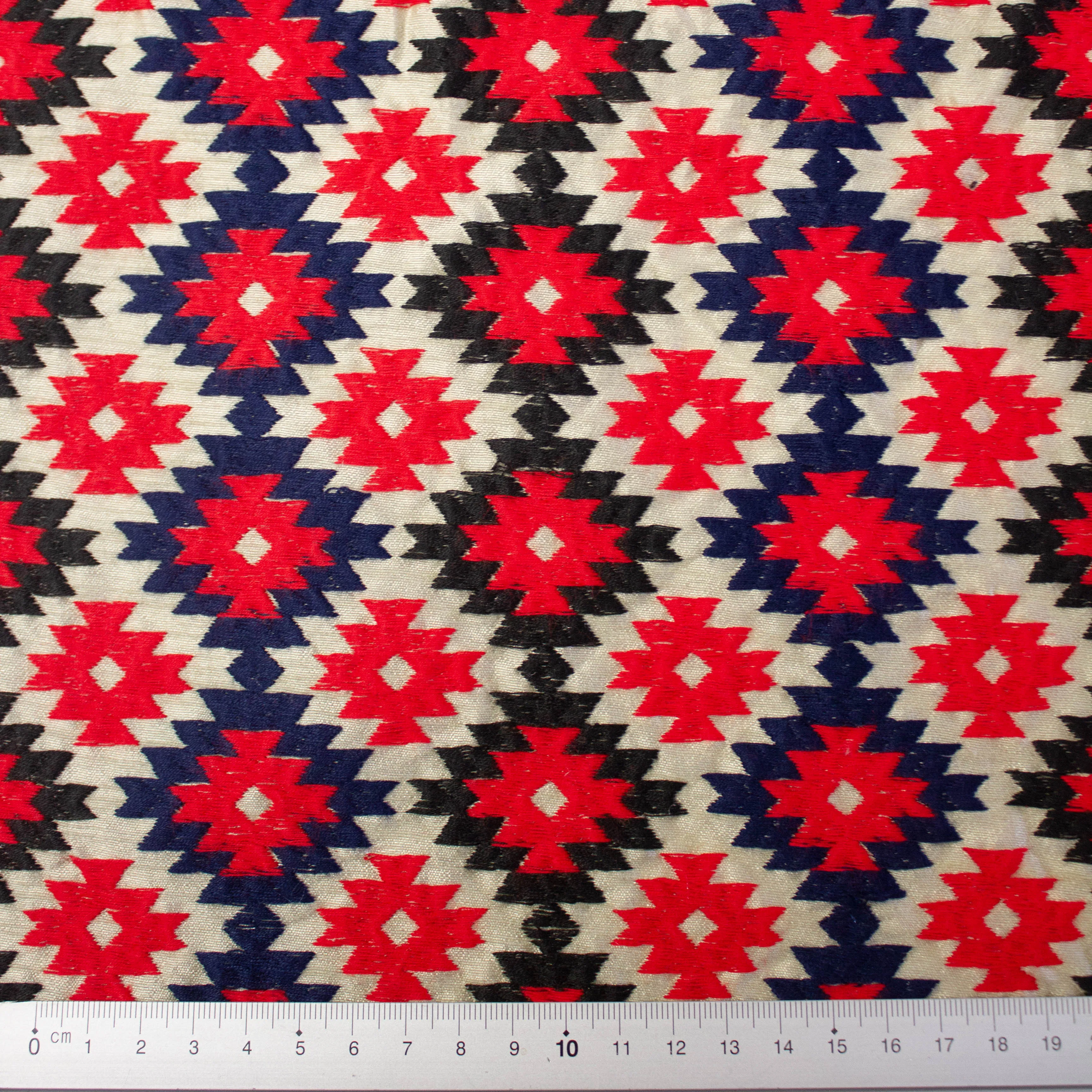 Emeli Multicolour Embroidered Cotton Blend