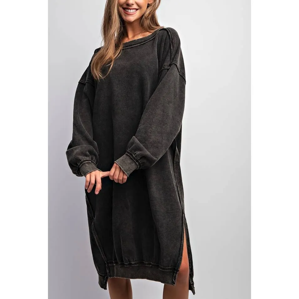 Essential Dress - mineral wash