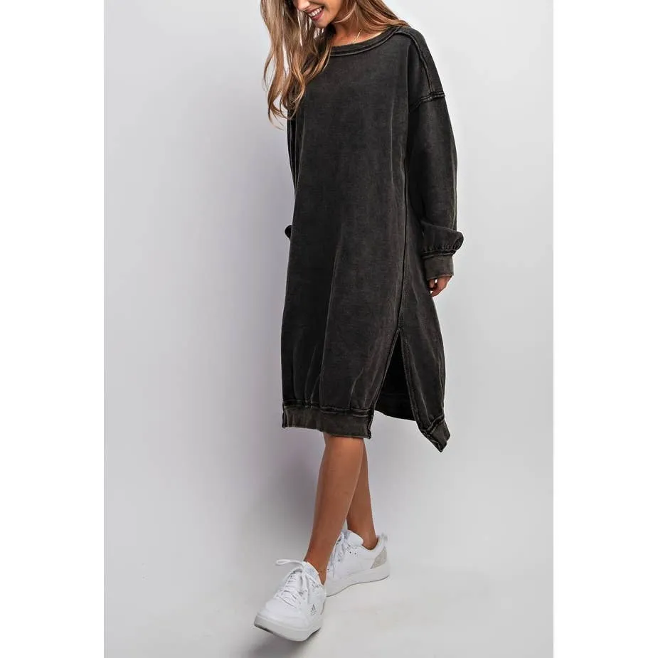 Essential Dress - mineral wash