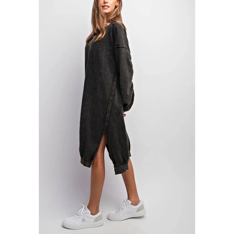 Essential Dress - mineral wash