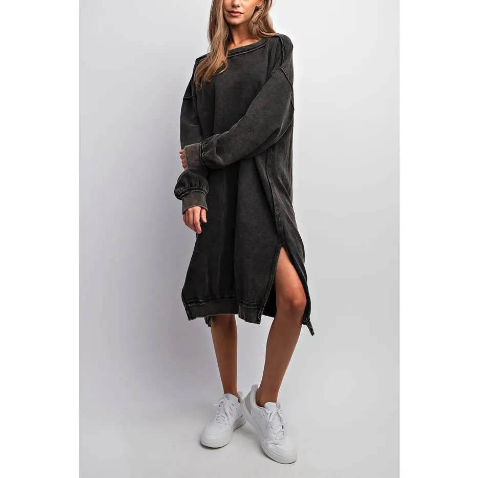Essential Dress - mineral wash
