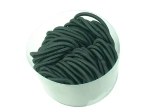 FH2 Black Hair Elastic 6 Pack AY0069-1