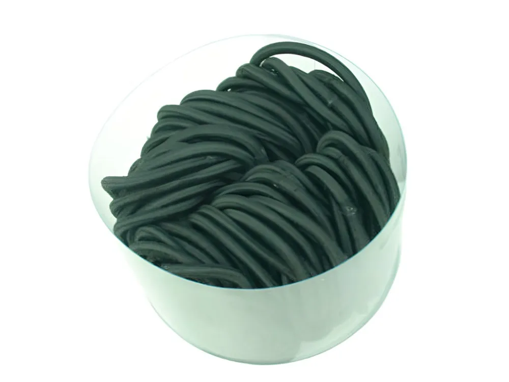 FH2 Black Hair Elastic 6 Pack AY0069-1
