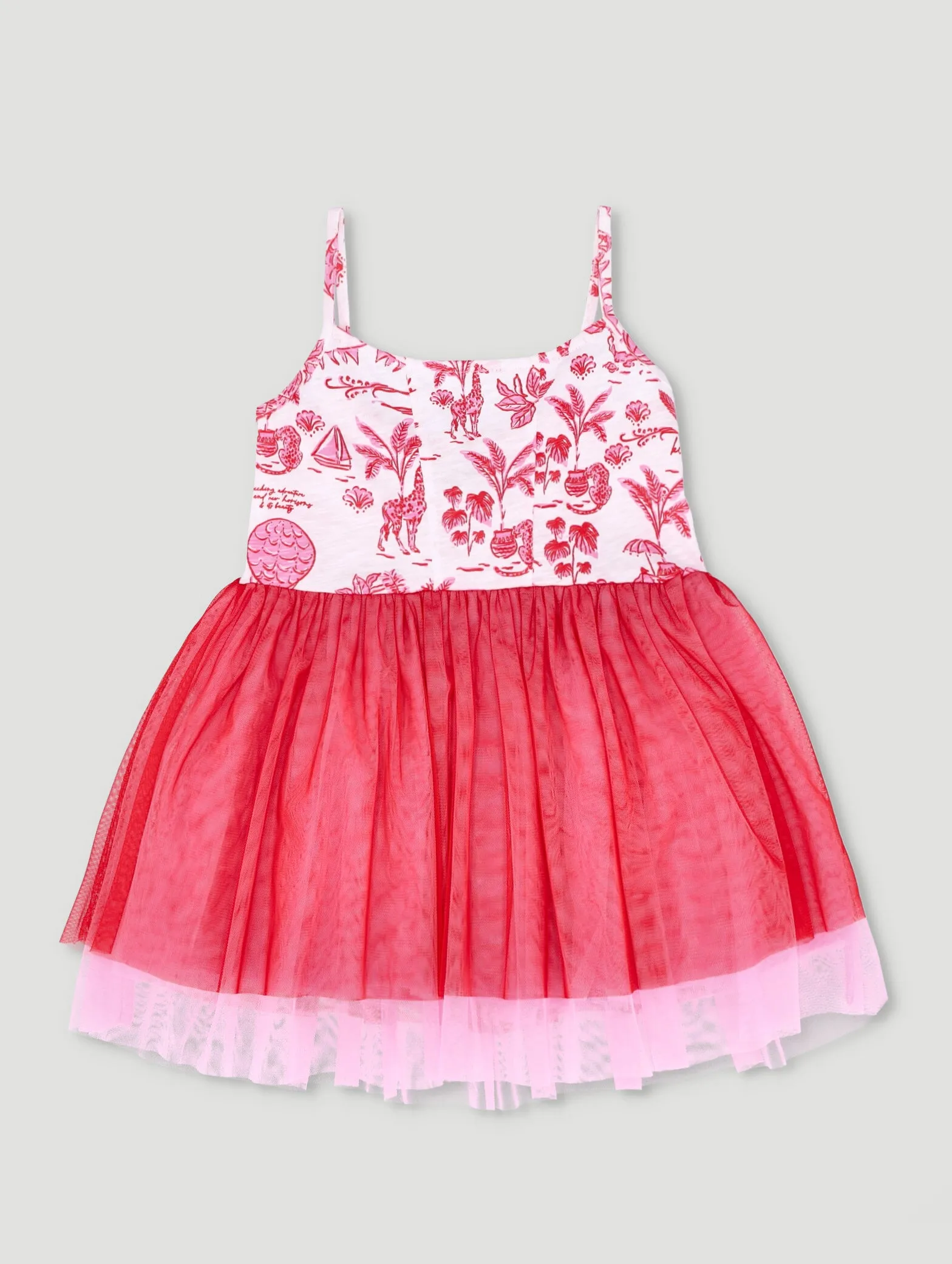 Girls Tropical Party Dress