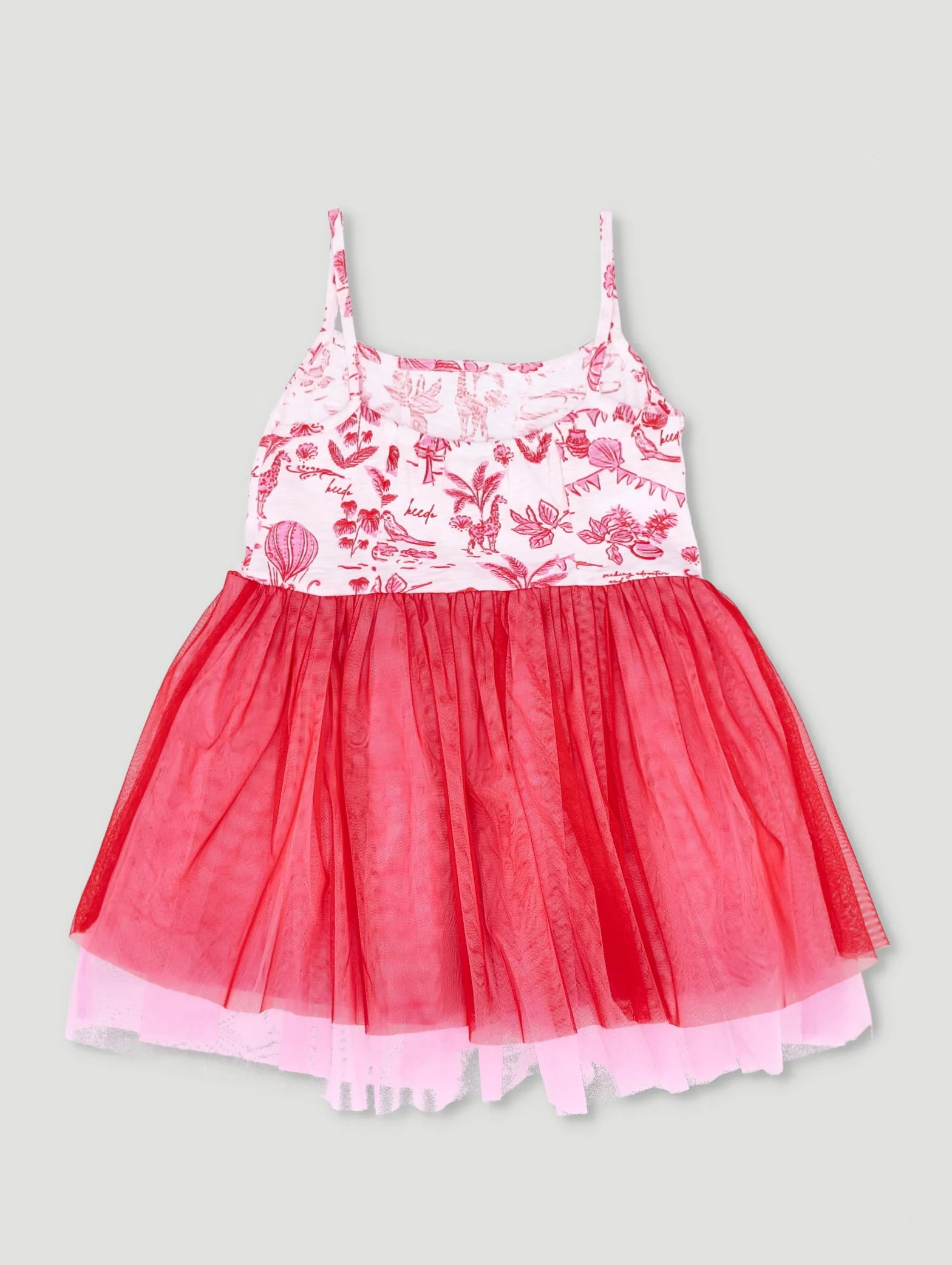 Girls Tropical Party Dress
