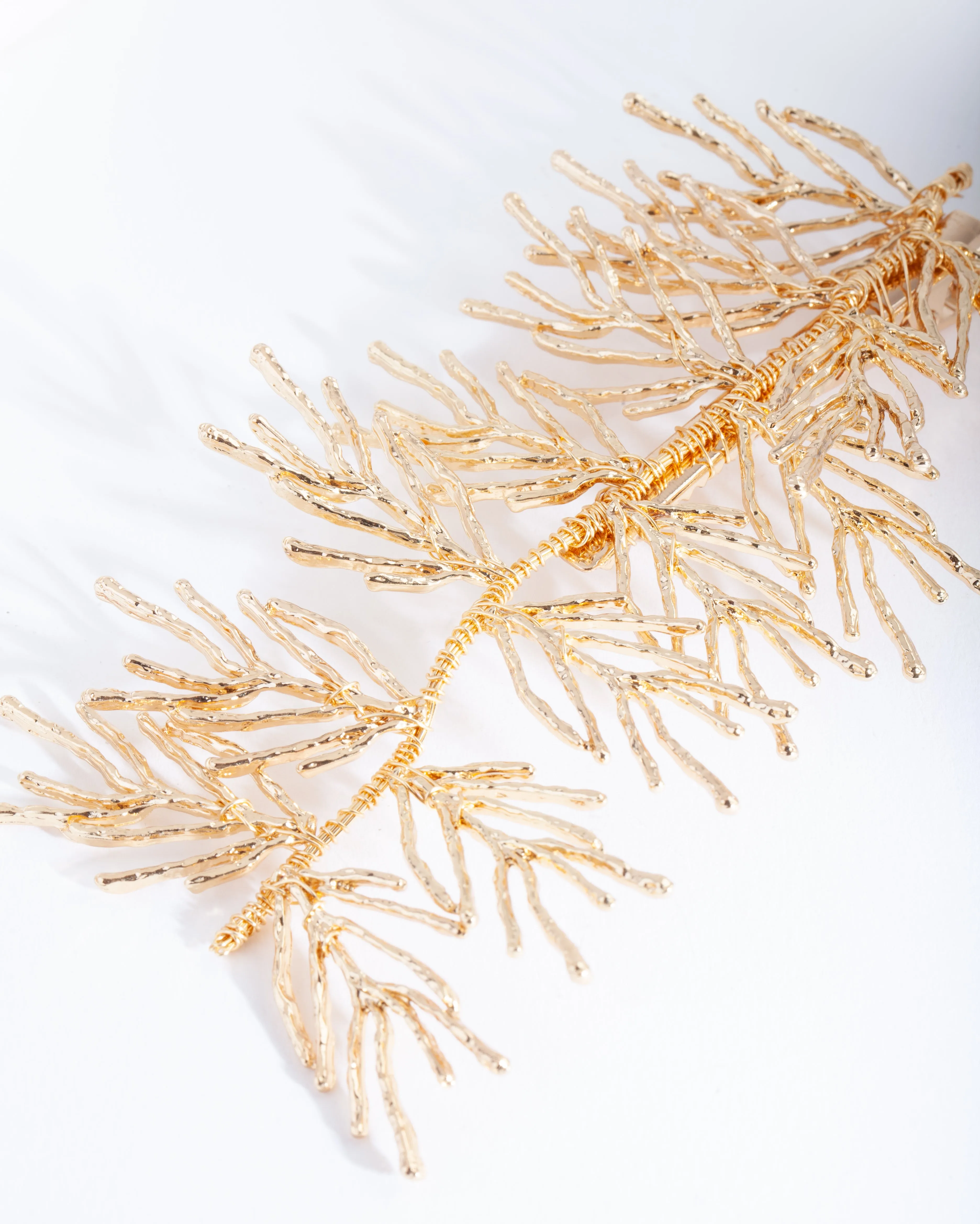 Gold Twig Hair Clip
