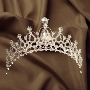 GownLink Luxurious Stone Crown Hair Accessories C32