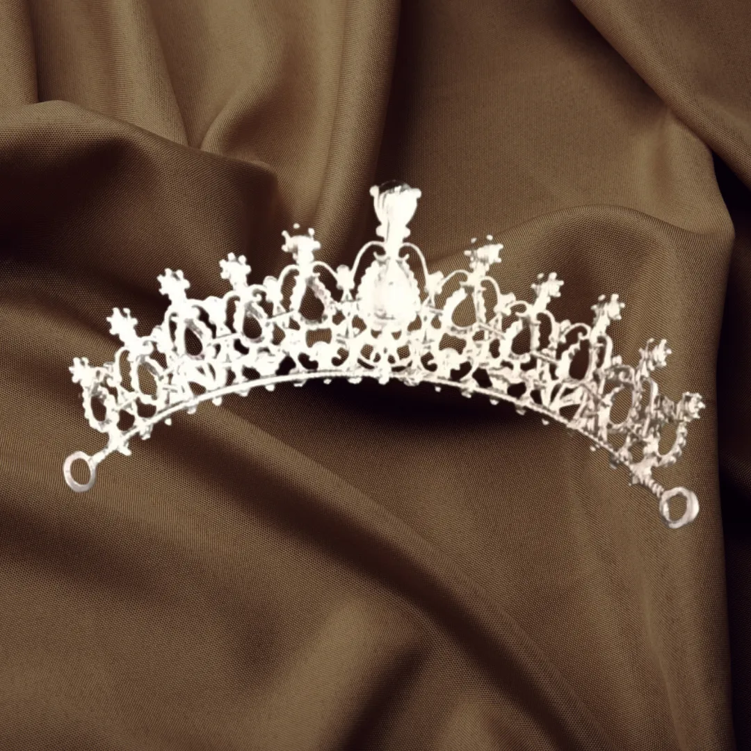 GownLink Luxurious Stone Crown Hair Accessories C32