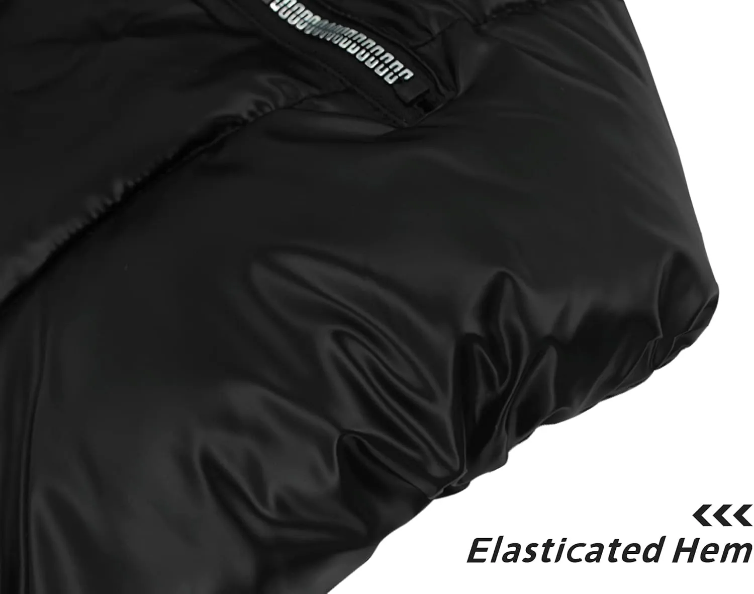 Happy Cherry Boys Shiny Quilted Vest, Teens Hooded Vest Zipper Sleeveless Jacket