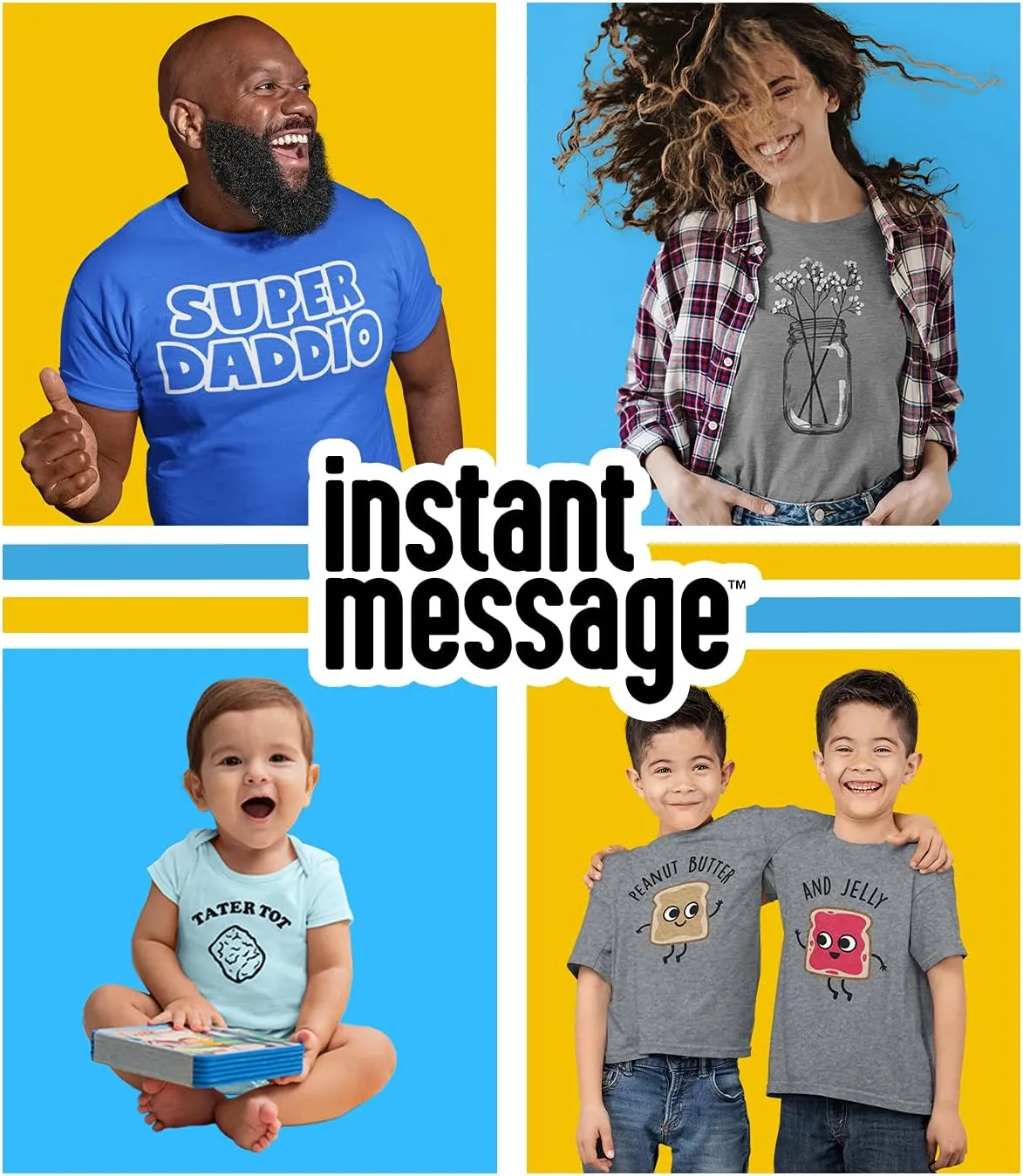 Instant Message - Camping Crew Smores - Toddler & Youth Crewneck Fleece Sweatshirt