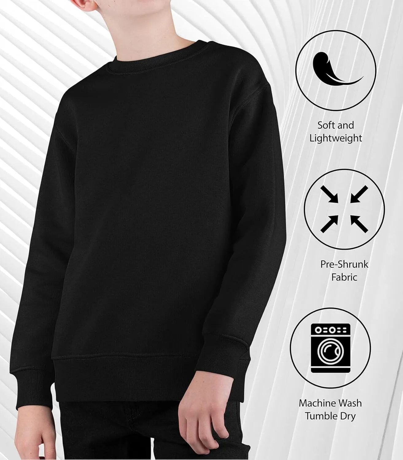 Instant Message - Camping Crew Smores - Toddler & Youth Crewneck Fleece Sweatshirt