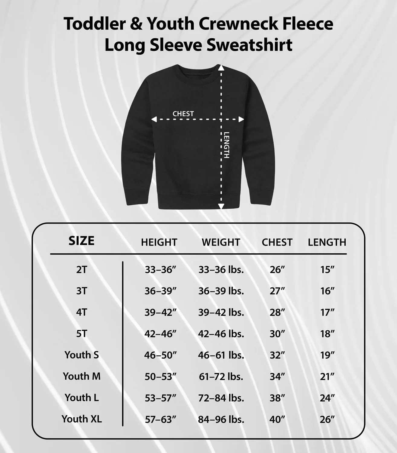 Instant Message - Camping Crew Smores - Toddler & Youth Crewneck Fleece Sweatshirt