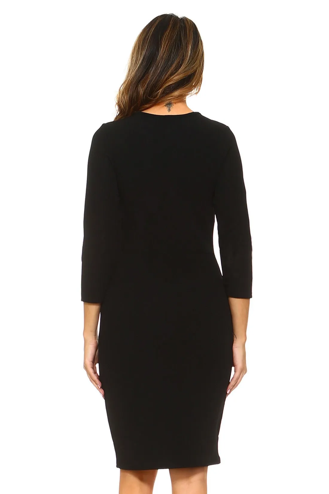 It's a Secret Texture Bodycon Dress