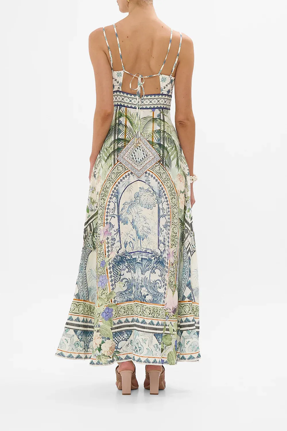 JARDIM PARTY STRAP DETAIL DRESS