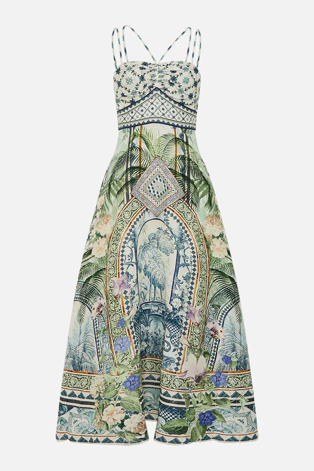 JARDIM PARTY STRAP DETAIL DRESS