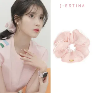 J.ESTINA LALA J Hair Scrunchie Baby Pink Accessory Ponytail IU PICK