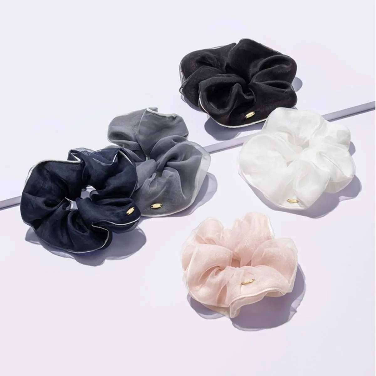 J.ESTINA LALA J Hair Scrunchie Baby Pink Accessory Ponytail IU PICK