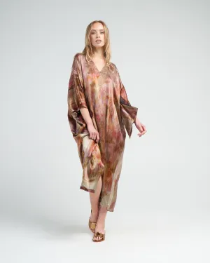 kimono dress - bouquet